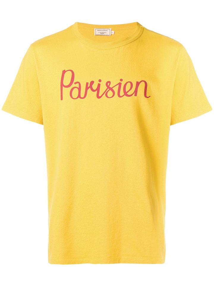 Maison Kitsuné Printed T-shirt - Yellow