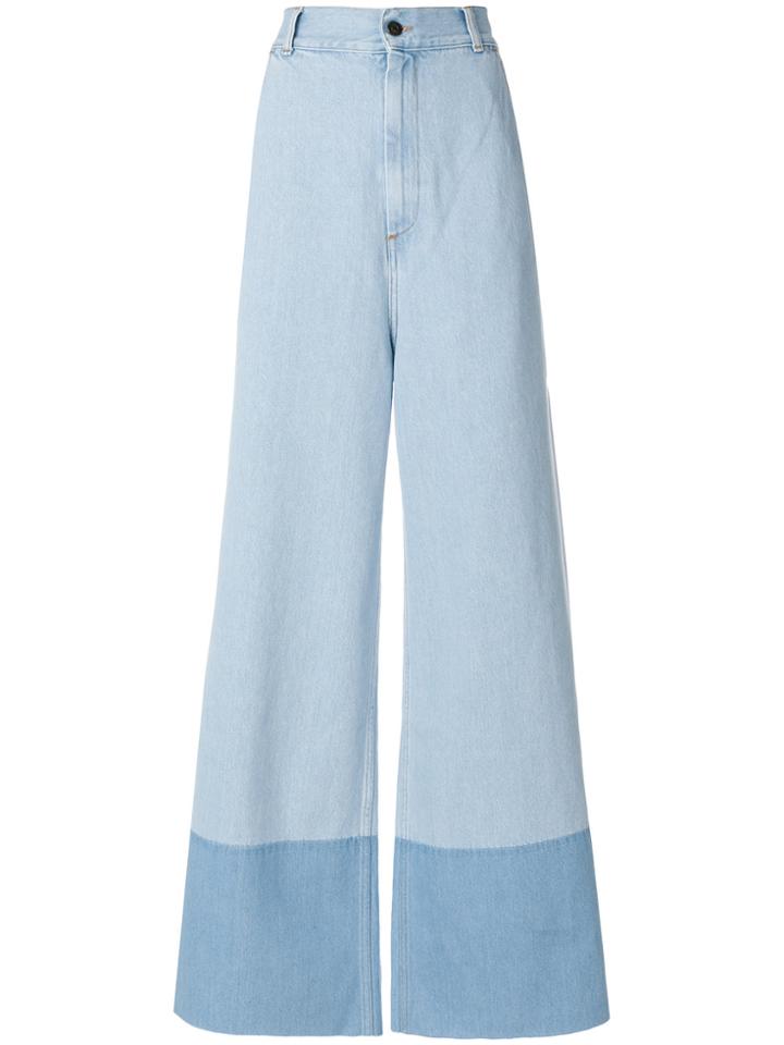 Ports 1961 Long Straight Leg Jeans - Blue