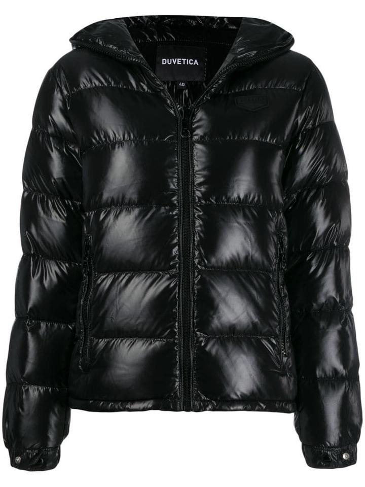 Duvetica Kuma Hooded Down Jacket - Black