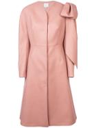 Delpozo Single Breasted Coat - Brown