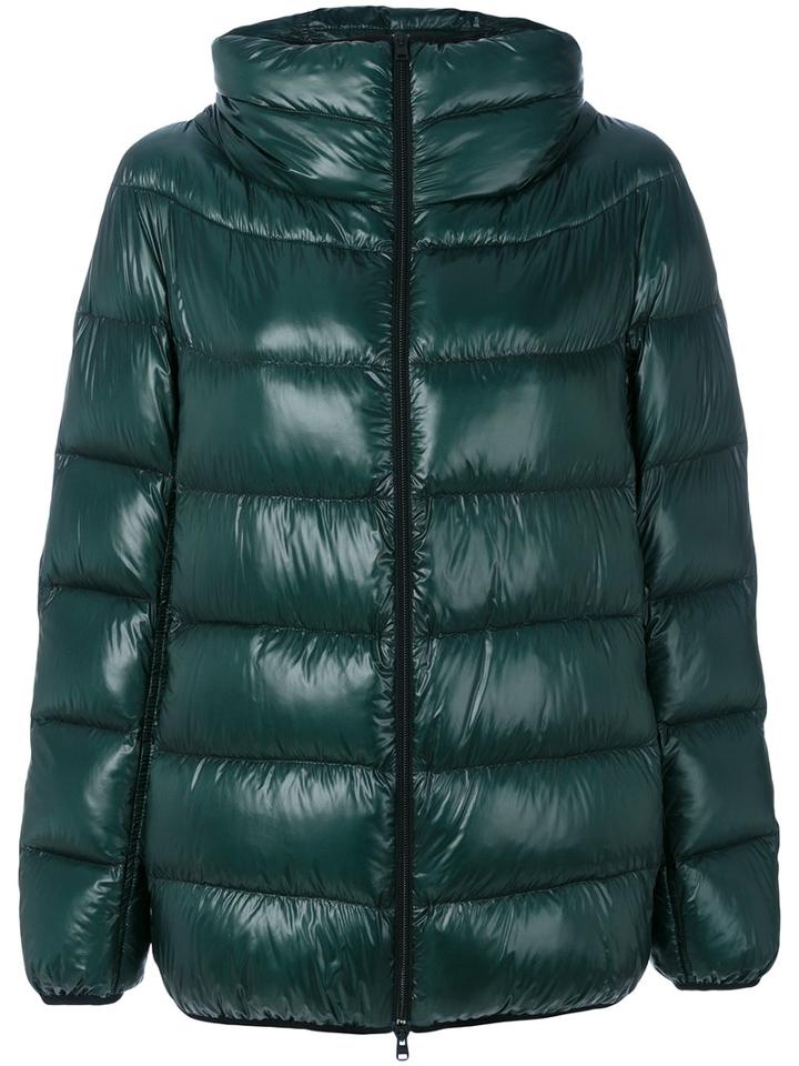 Herno - Puffer Jacket - Women - Polyamide - 44, Green, Polyamide