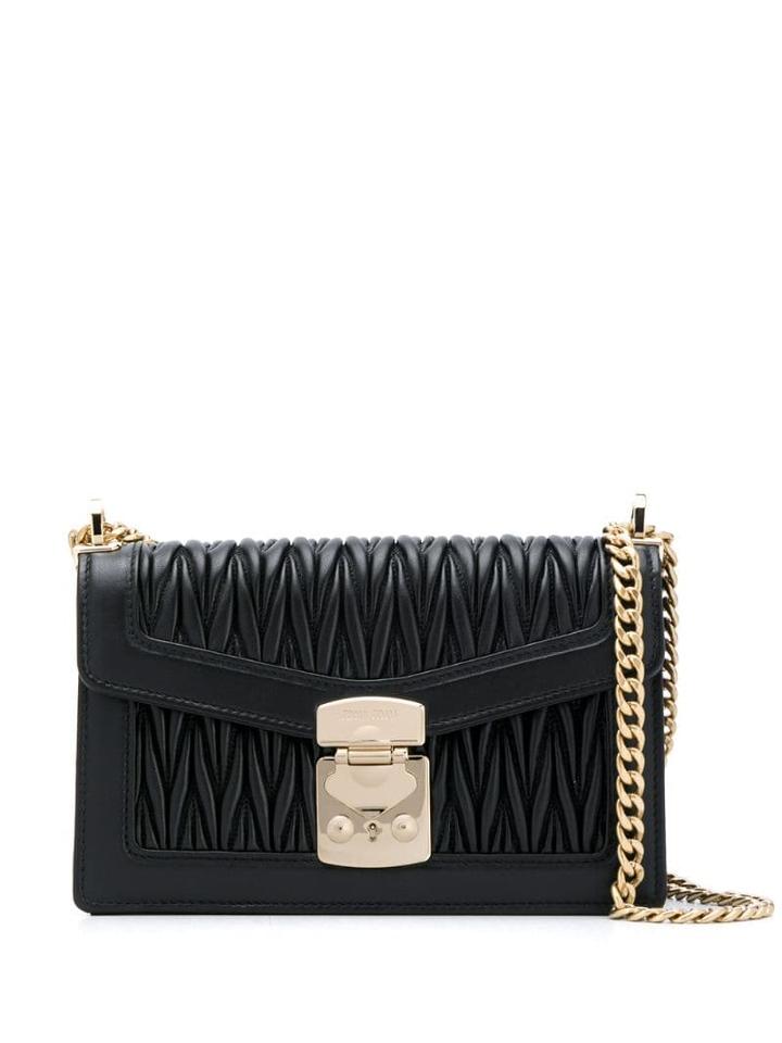 Miu Miu 5bd083f0002 - Black