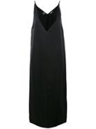 Yang Li V Neck Loose Fit Dress - Black