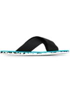 Jimmy Choo Clive Sandals, Men's, Size: 40, Black, Polyester/rubber
