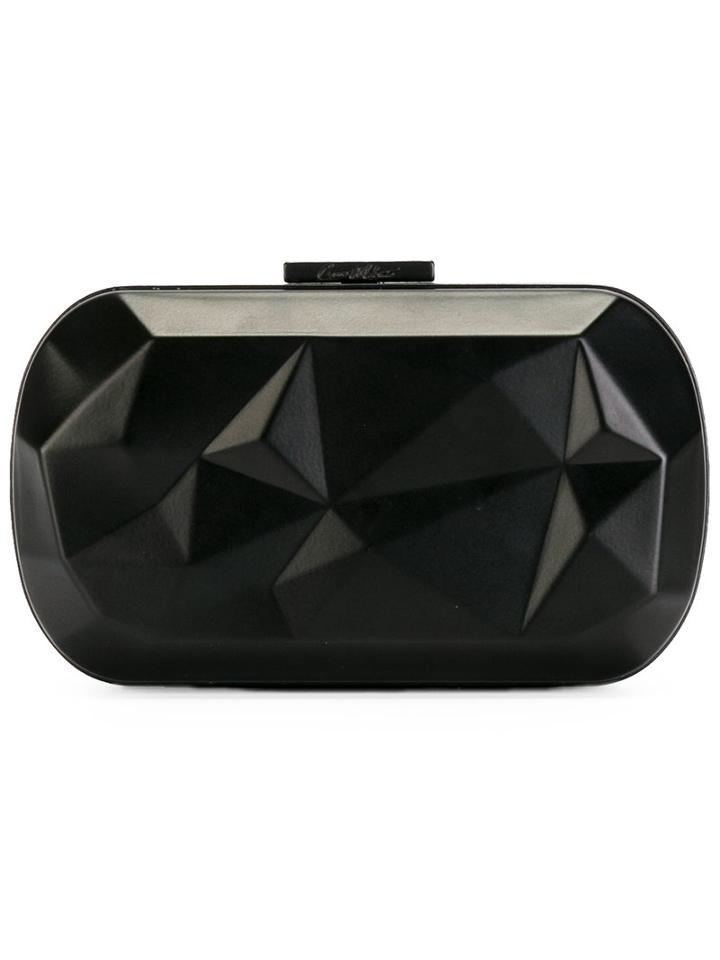 Corto Moltedo Susan Desny Clutch Bag, Women's, Black, Brass/silk Satin