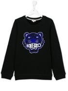 Kenzo Kids Bead Embroidered Tiger Sweatshirt