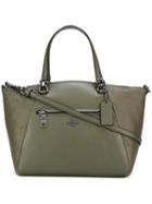 Coach Medium Double Handles Tote, Women's, Green, Leather