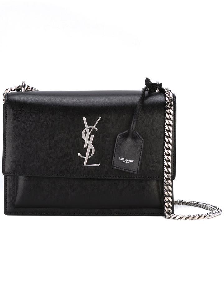 Saint Laurent - Monogramme Sunset Shoulder Bag - Women - Leather - One Size, Black, Leather