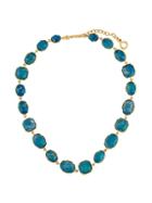 Goossens Cabochons Stone-embellished Necklace - Blue