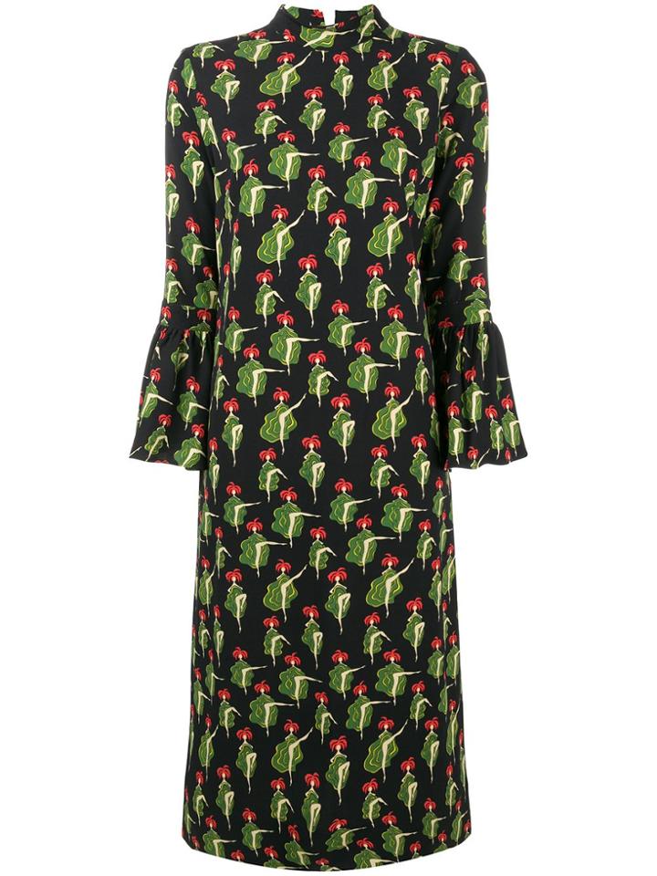 La Doublej Can Can Happy Wrist Dress - Black