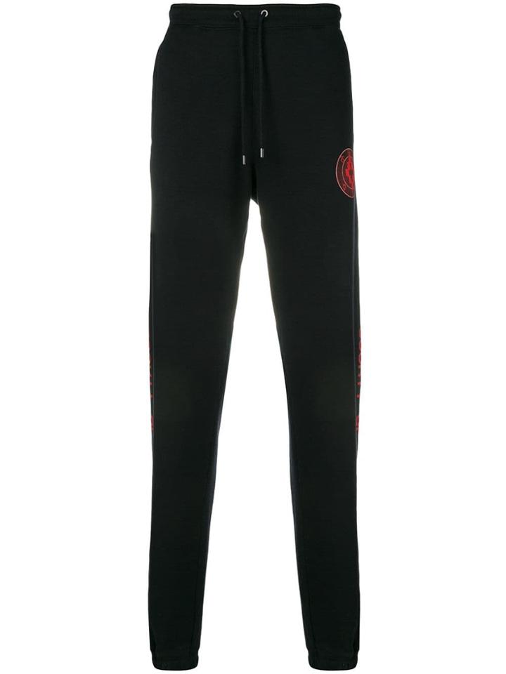 Marcelo Burlon County Of Milan Loose Track Trousers - Black