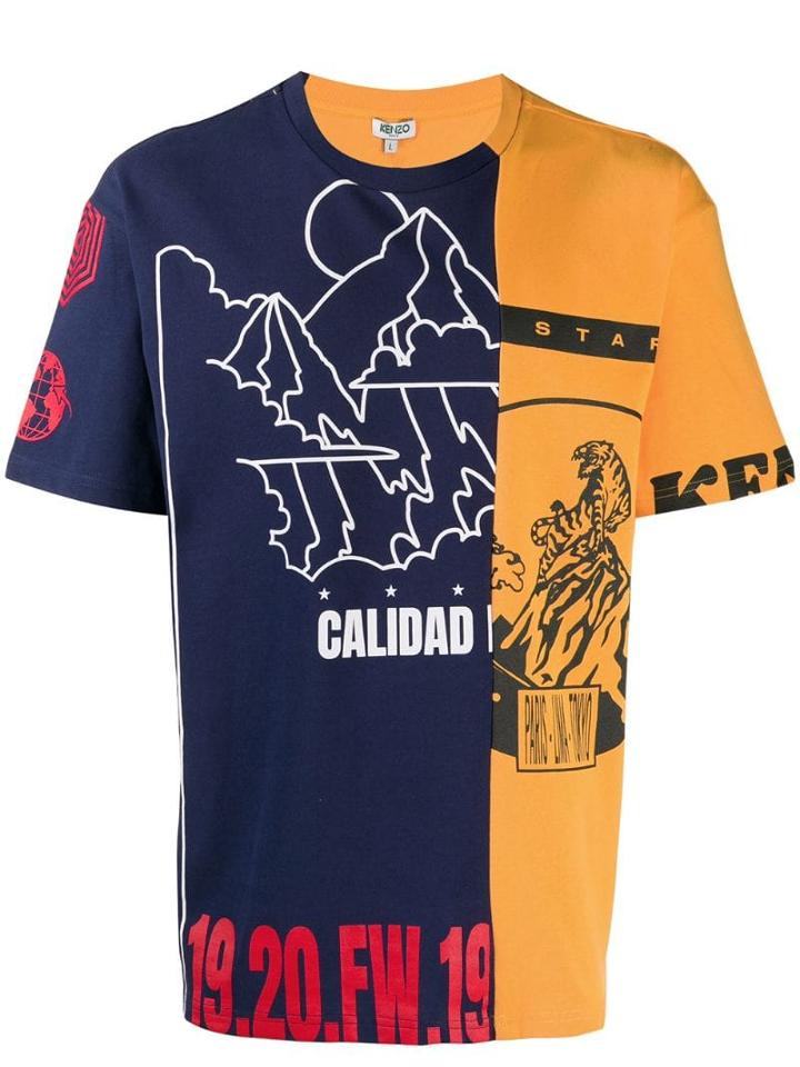 Kenzo Graphic T-shirt - Orange