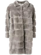 Simonetta Ravizza Mink Fur Coat - Grey