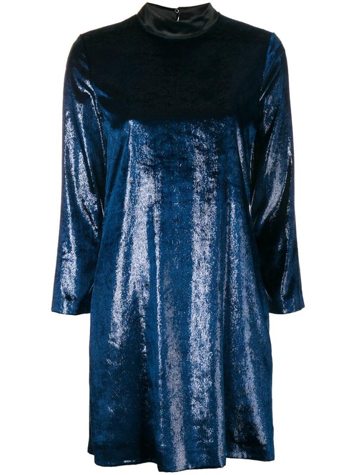 Just Cavalli Two-tone Shift Dress - Blue