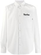 Msgm Turbo Embroidered Shirt - White