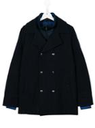 Boss Kids Layered Peacoat, Boy's, Size: 16 Yrs, Blue