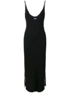 Off-white Ribbed Dress - Black