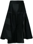 Issey Miyake Asymmetric Midi Skirt - Black