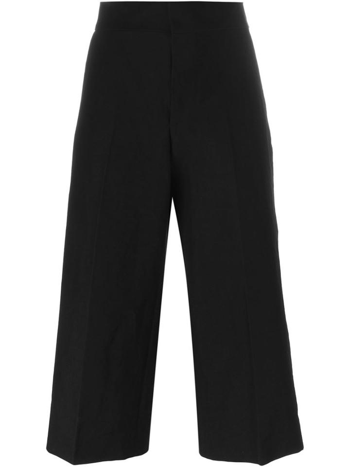 Marni Classic Culottes, Women's, Size: 40, Black, Linen/flax/viscose/spandex/elastane