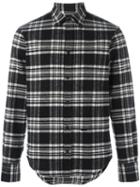Dsquared2 Cropped Outside Flannel Shirt