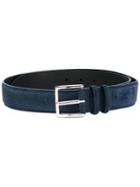 Orciani - Buckled Belt - Men - Leather - 105, Blue, Leather
