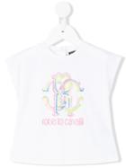 Roberto Cavalli Kids - Logo Print T-shirt - Kids - Cotton/spandex/elastane - 12 Mth, White