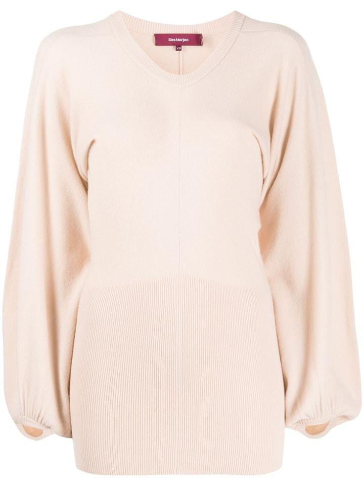 Sies Marjan Ribbed Waist Jumper - Pink