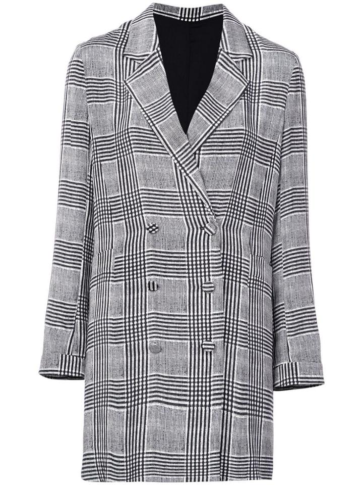 Fleur Du Mal Double Breasted Short Dress - Black