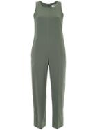 H Beauty & Youth Square Neck Sleeveless Jumpsuit - Green