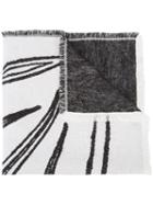 Rag & Bone - Oversize Dagger Scarf - Women - Acrylic/nylon/modal/wool - One Size, White, Acrylic/nylon/modal/wool