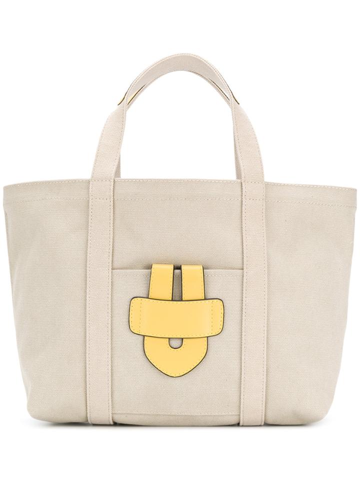 Tila March Simple Bag S Tote Bag - Nude & Neutrals