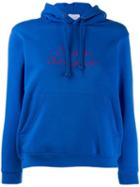 Giada Benincasa Embroidered 'ciao Amore' Hoodie - Blue