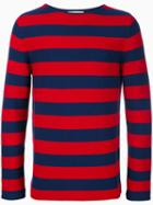 Gucci - Striped Sweater With Appliqué - Men - Cotton - Xl, Red, Cotton
