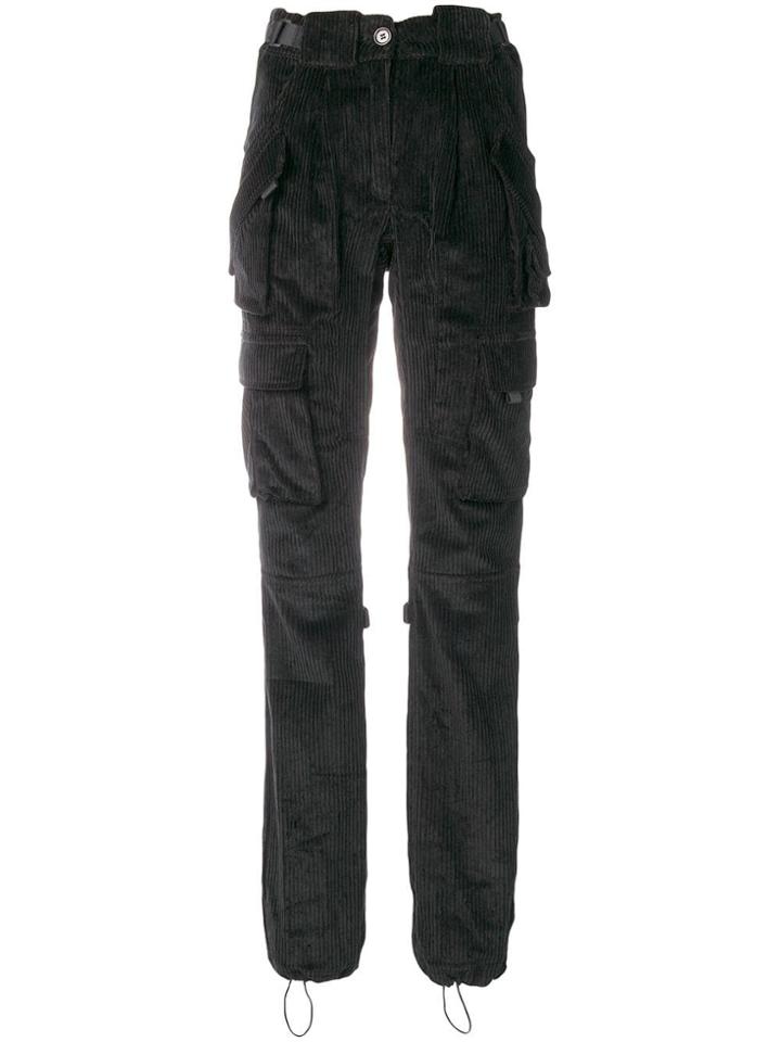 Ottolinger Corduroy Cargo Pants - Black