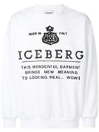 Iceberg Logo Sweatshirt - White