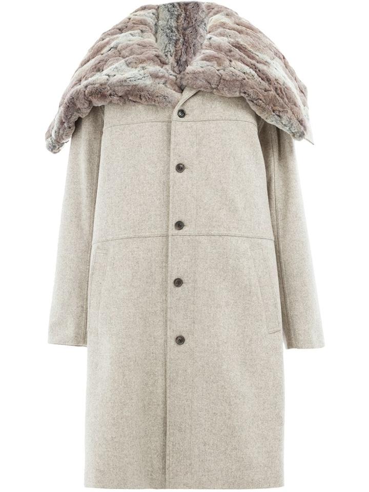Y / Project Single-breasted Coat - Grey
