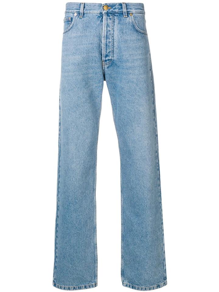 Versace Team Logo Jeans - Blue