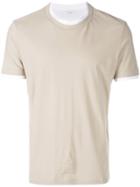 Paolo Pecora Layered T-shirt - Nude & Neutrals