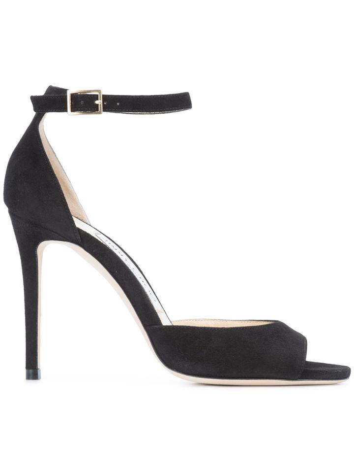 Jimmy Choo Annie 100 Sandals - Black