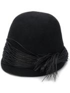 Isabel Benenato Embellished Hat - Black