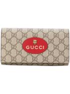 Gucci Neo Vintage Gg Supreme Wallet - Neutrals