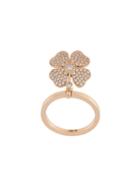 Jagga Four Leaf Clover Diamond Ring, Women's, Metallic