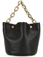 Marni Chain Strap Bucket Tote - Black