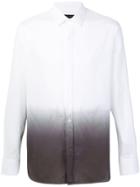Ann Demeulemeester Grise Ombre Dip-dye Shirt - White