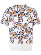 Marni Floral Print T-shirt, Men's, Size: 52, White, Cotton
