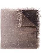 Faliero Sarti Sequinned Gradient Scarf, Women's, Brown, Silk/cashmere/virgin Wool/polyester