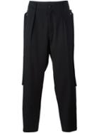 Damir Doma 'picasso' Trousers, Men's, Size: Medium, Black, Cotton/virgin Wool