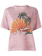See By Chloé Sunset Print T-shirt, Women's, Size: Xs, Pink/purple, Cotton