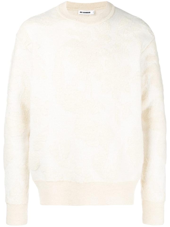 Jil Sander Round Neck Jumper - Neutrals