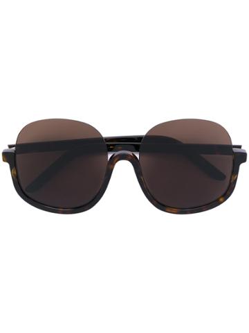 Delirious Open Topped Sunglasses - Brown